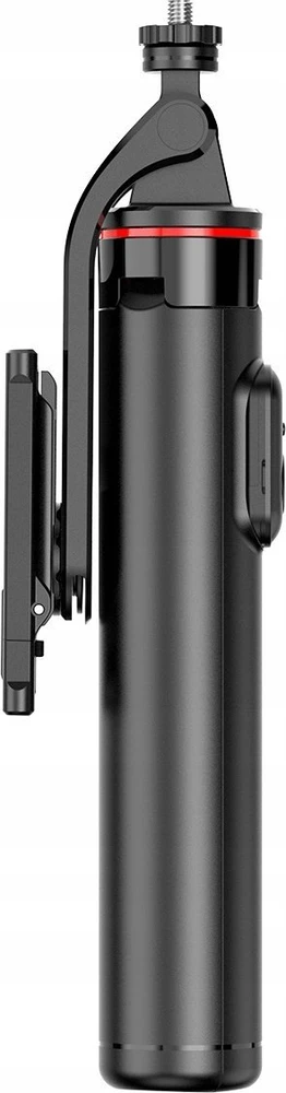 Wozinsky Asmenukių lazda WC1Y3S telescopic tripod 1.3m with phone holder – juodos spalvos