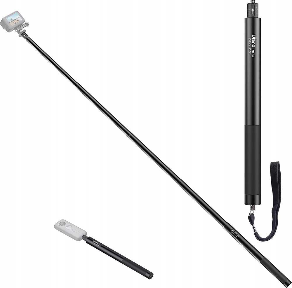 Laikiklis Monopod Grip Selfie Stick 120 Cm Ulanzi Do Gopro Sjcam Dji Insta360 Ulanzi, Mt-58