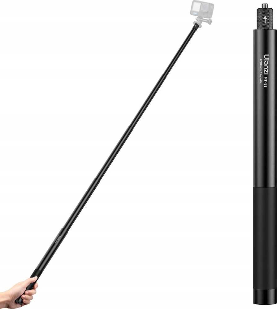 Laikiklis Monopod Grip Selfie Stick 120 Cm Ulanzi Do Gopro Sjcam Dji Insta360 Ulanzi, Mt-58