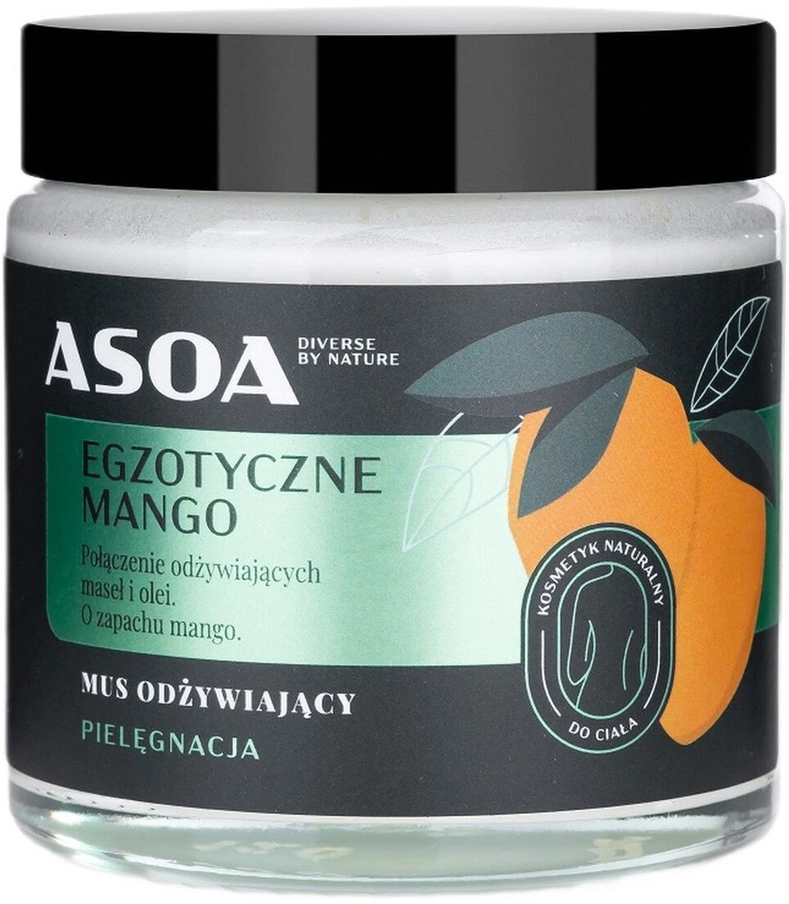 Asoa egzotinių mangų kūno sviestas 120 ml