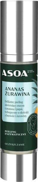 Asoa Enzyme Peeling - Ananasų ir spanguolių, 50 ml