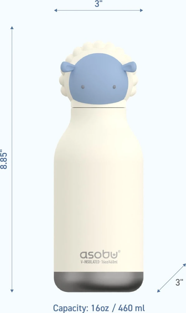 Asobu Bestie Owca 460 ml balta ir-mėlyna