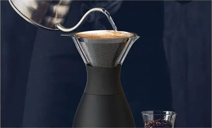 Asobu Pour Over Juodas/Juodas 6 cups