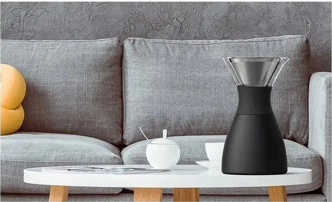 Asobu Pour Over Juodas/Juodas 6 cups