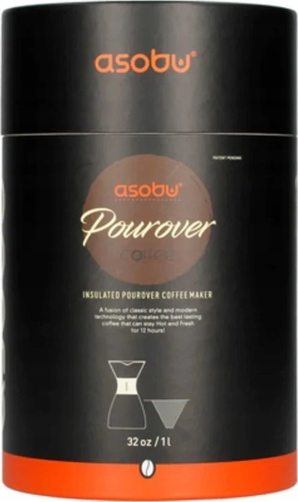 Asobu Pour Over Juodas/Juodas 6 cups