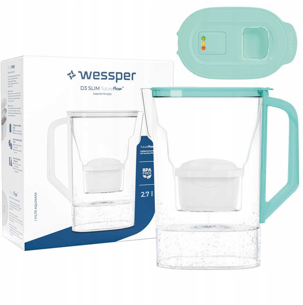 Filtro ąsotis Wessper D3 SLIM FutureFlow Aquamax ąsotis (WES205-FF-MT)