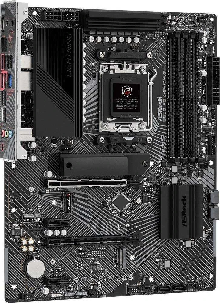 Pagrindinė plokštė ASRock B650 PG Lightning