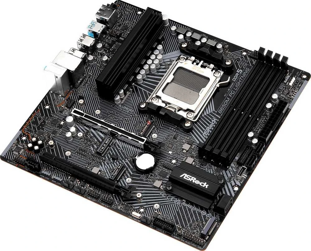 ASROCK B650M PG LIGHTNING AM5 mATX 4x DDR5 2.5G LAN
