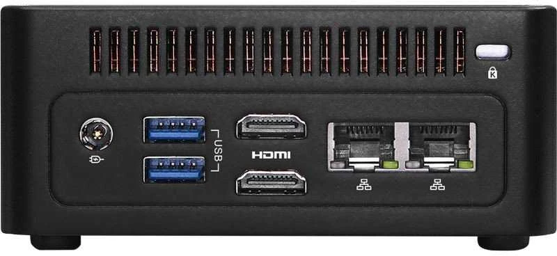 ASRock Barebone 4x4 Box AI350 HDMI/USB-C/2xLAN DDR5 mažmeninė prekyba