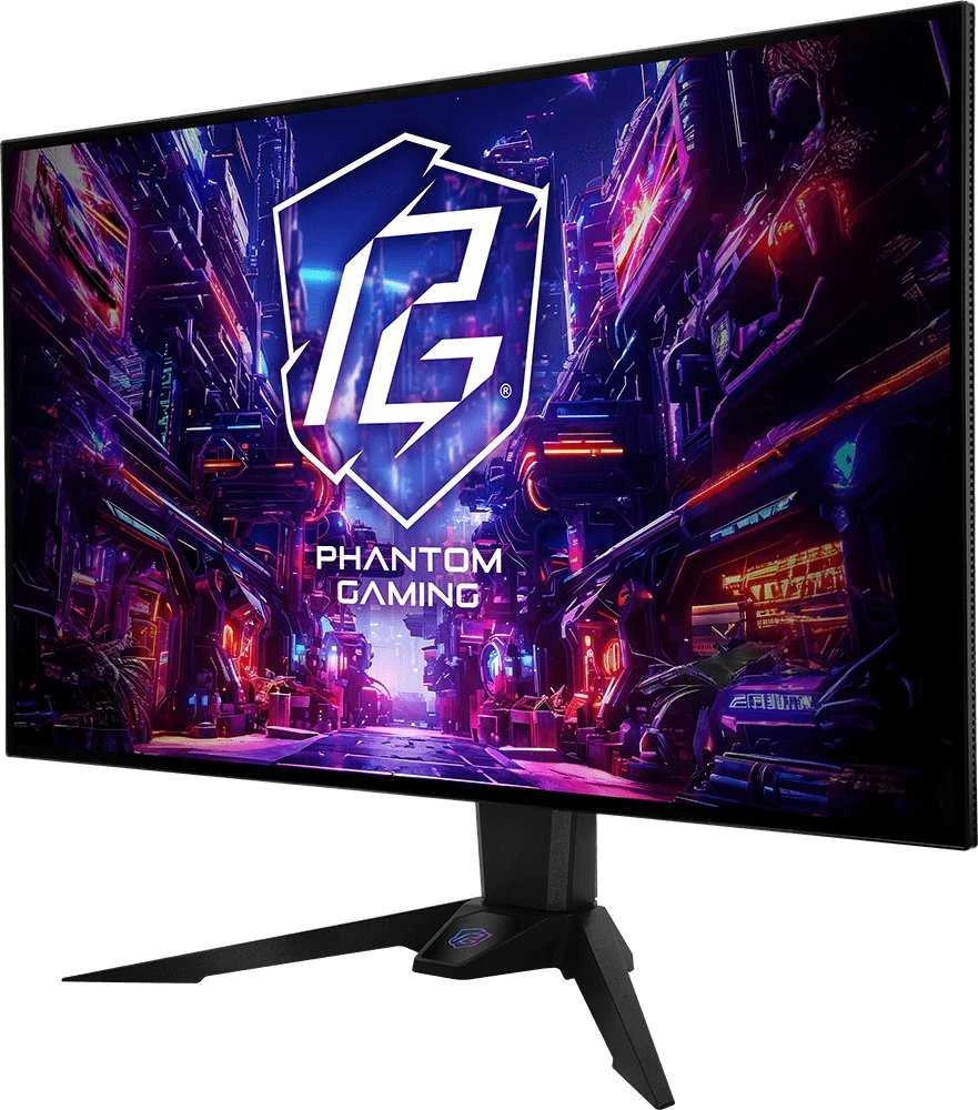 Monitorius ASRock 80.0cm PG32UFS 16:9 HDMI/DP/USB-C juodas 4K UHD