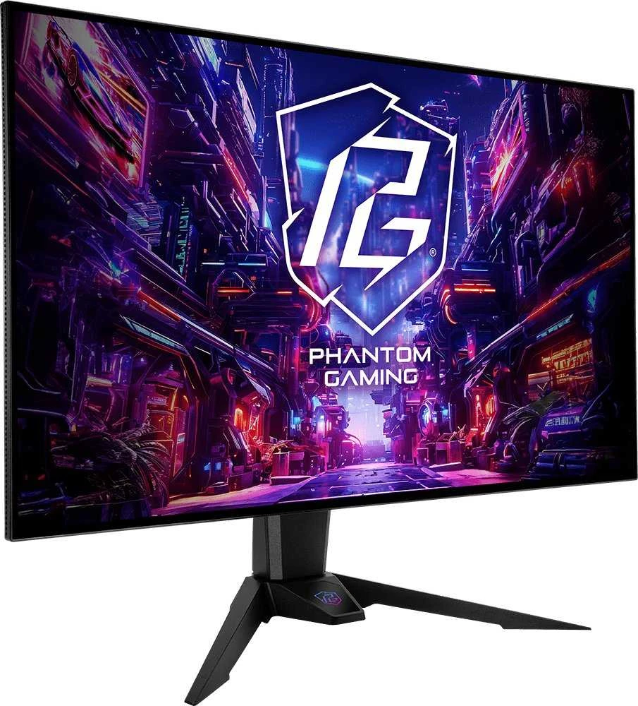 Monitorius ASRock 80.0cm PG32UFS 16:9 HDMI/DP/USB-C juodas 4K UHD