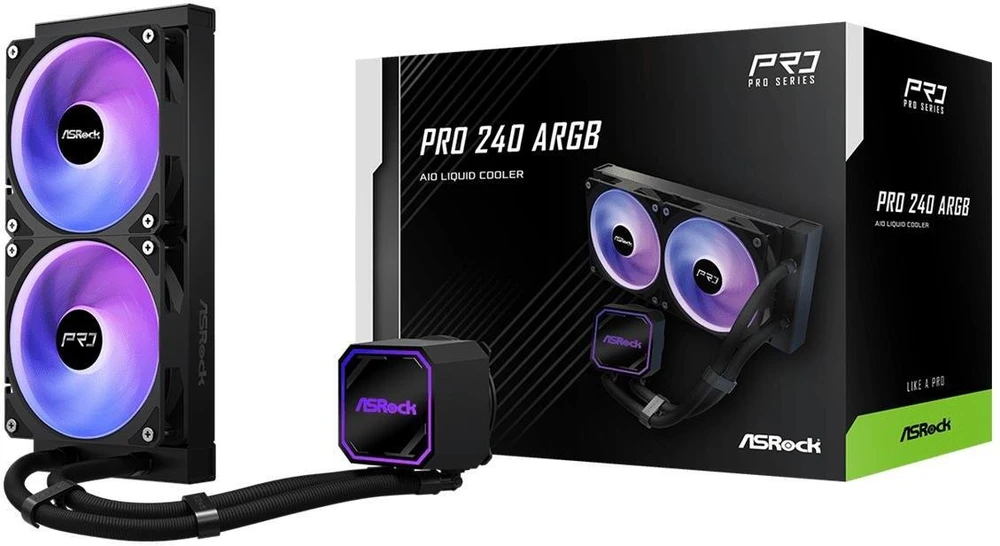ASRock Pro 240 ARGB skysto aušinimo sistema