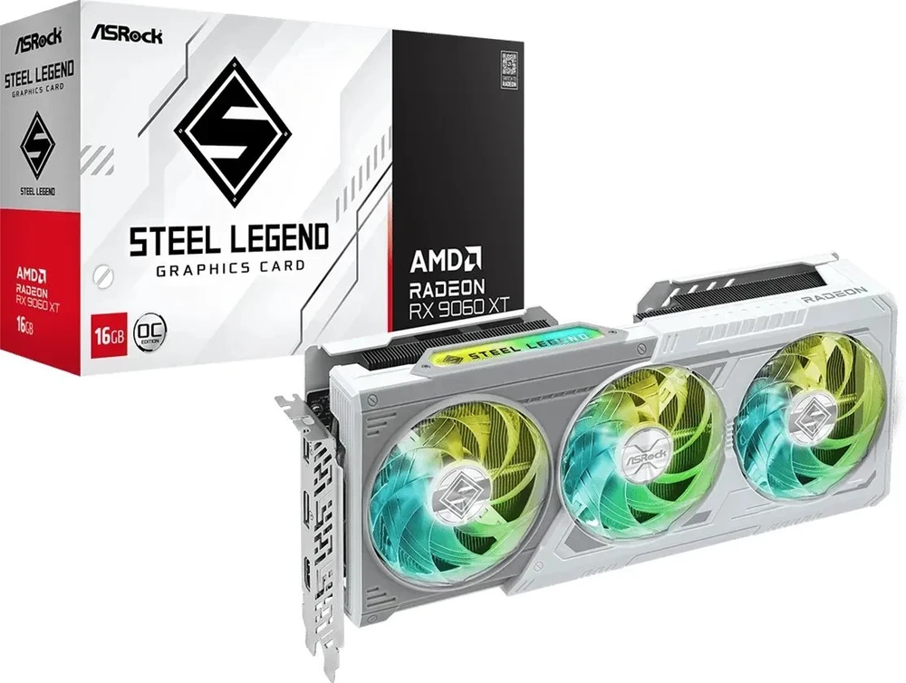 Vaizdo plokštė. Asrock RX9060XT Steel Legend 16GB OC