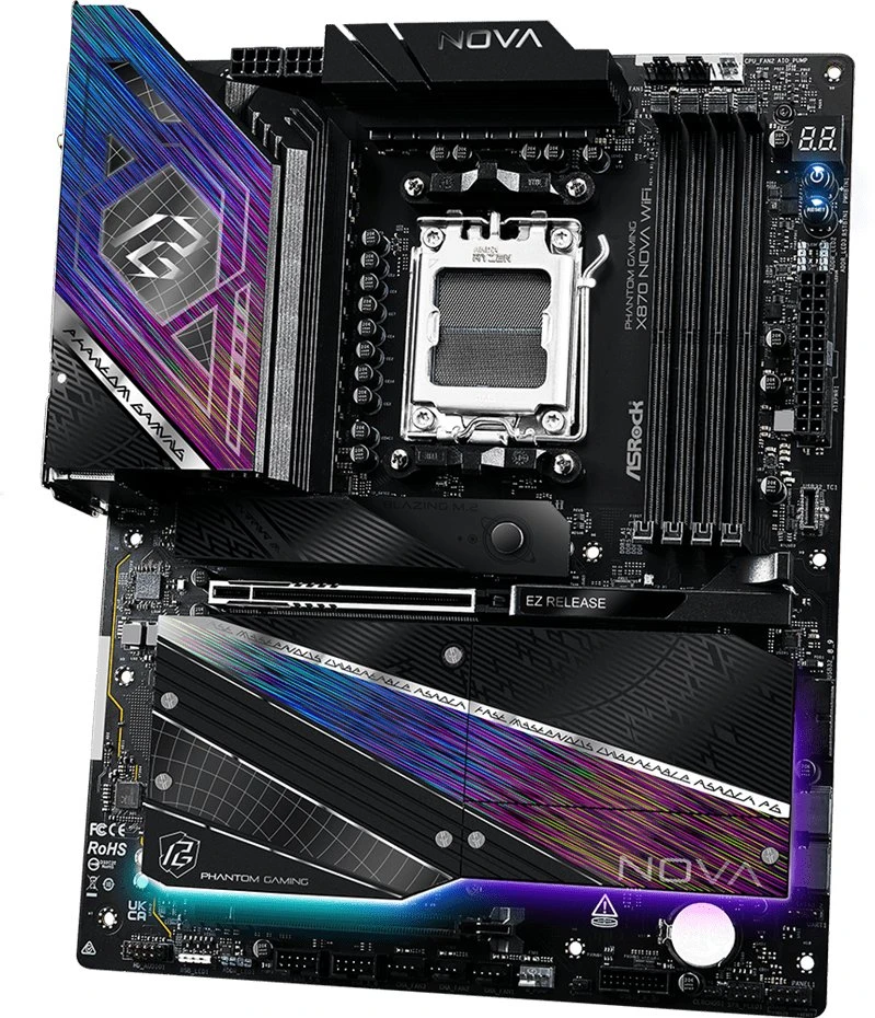 Pagrindinė plokštė ASRock X870 Nova WiFi
