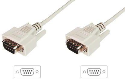 Assmann Electronic ASSMANN Duomenų perdavimo jungiamasis kabelis D-Sub9 M M 2,0 m serijinis formuotas be