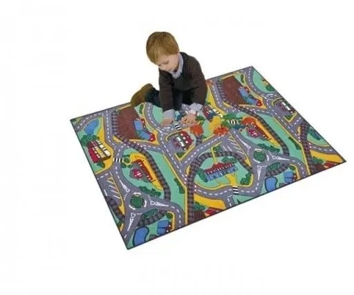 Associated Weavers Paradiso Toys Kilimas automobiliui „City Car“, 95 x 133 cm – naujas dizainas