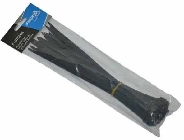 Asta Dirželiai užtraukiami tvirtinimo 5x250mm 50vnt geltoni