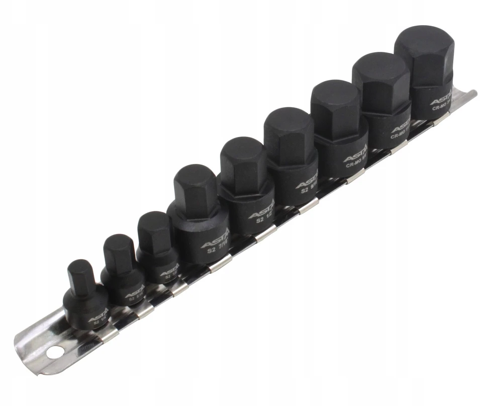 ASTA SMŪGINIŲ LIZDINIŲ RAKTŲ RINKINYS HEX COLIŲ 1/4″ – 3/8″