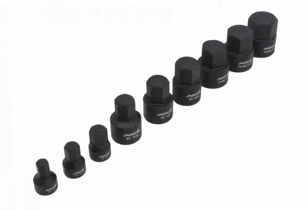 ASTA SMŪGINIŲ LIZDINIŲ RAKTŲ RINKINYS HEX COLIŲ 1/4″ – 3/8″