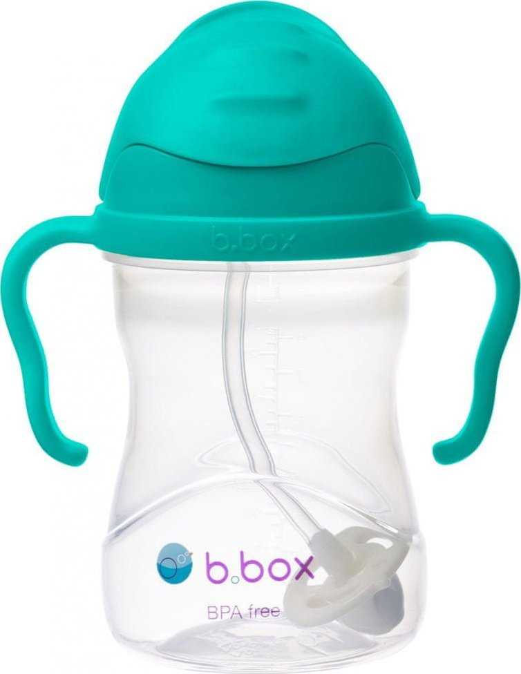 Astar Vaikų puodelis - B.BOX - Puodelis su šiaudeliu - 240 ml - Ergonomiškas - Atsparus smūgiams