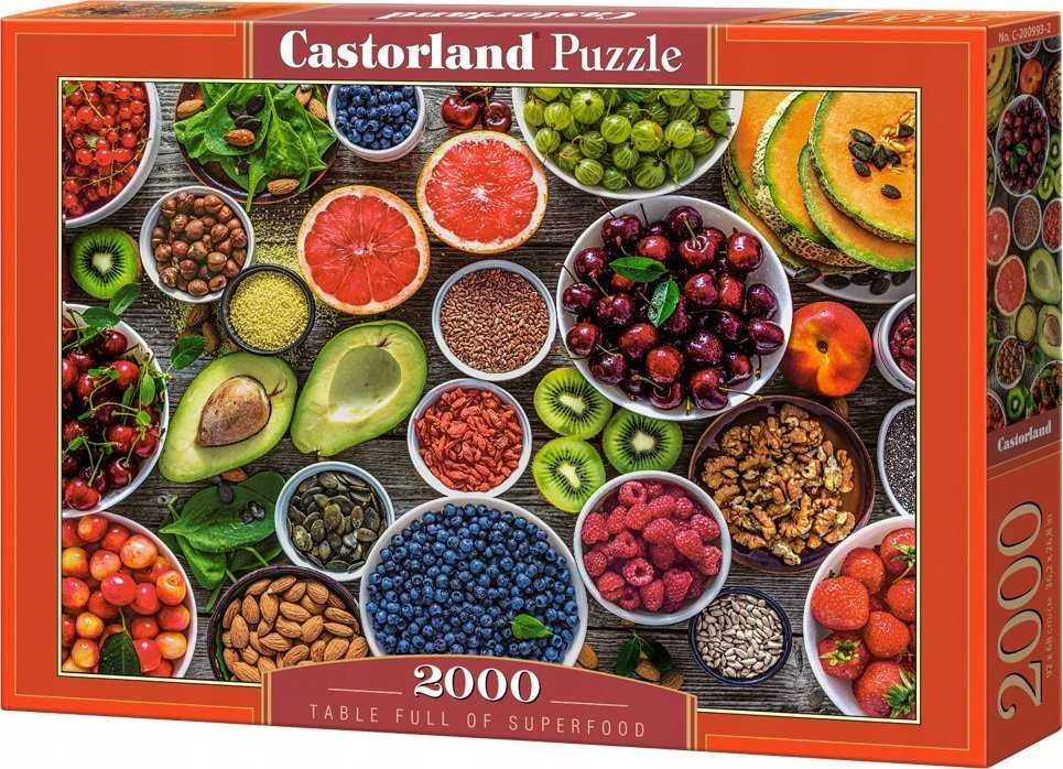 Castorland Dėlionė 2000 vnt. - Maistas