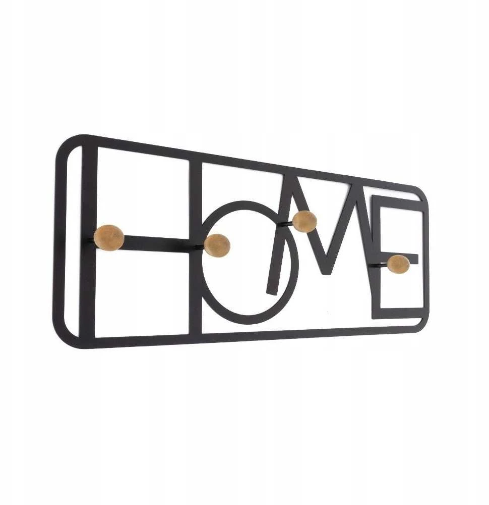 Domax_Home Drabužių kabykla Domax, 50 cm x 20 cm, juoda