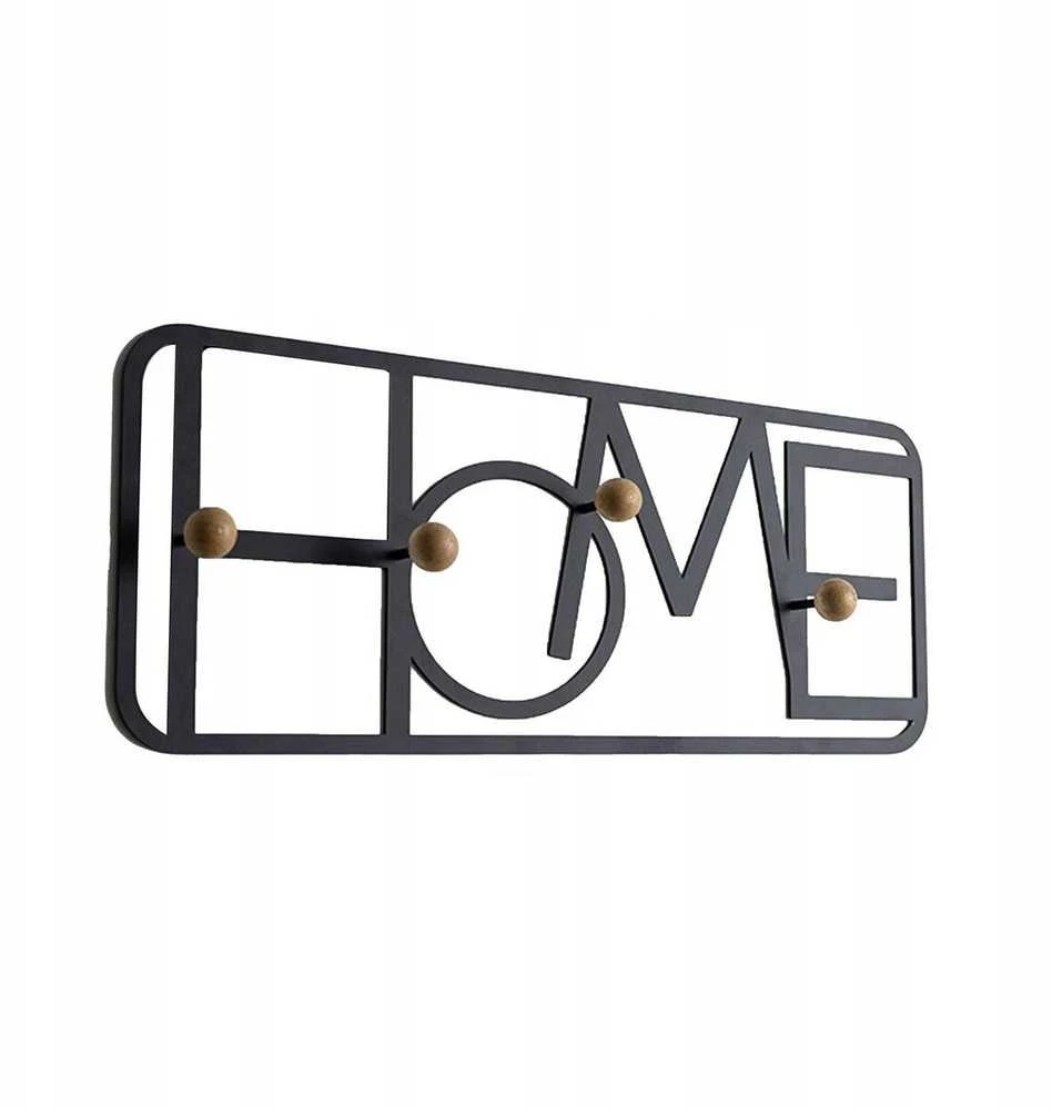 Domax_Home Drabužių kabykla Domax, 50 cm x 20 cm, juoda