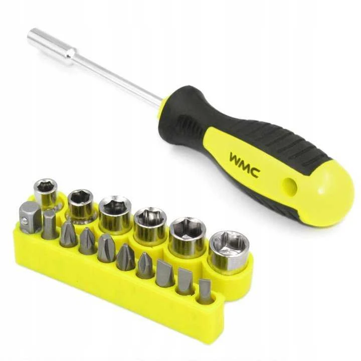 Grąžtas Wmc_Tools Atsuktuvas ir antgalių rinkinys WMC TOOLS 5171 17 vnt.
