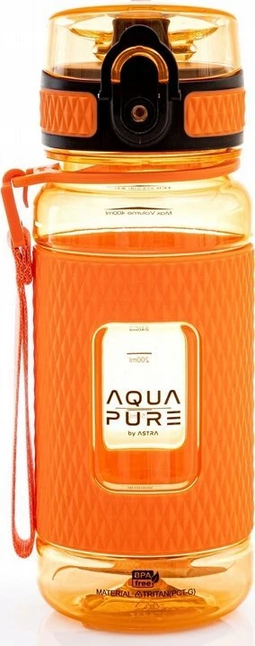 Astra Bidon Aqua Pure 400ml neon oranžinis ASTRA