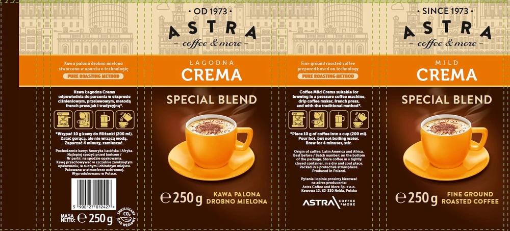 Malta kava Crema 250 g