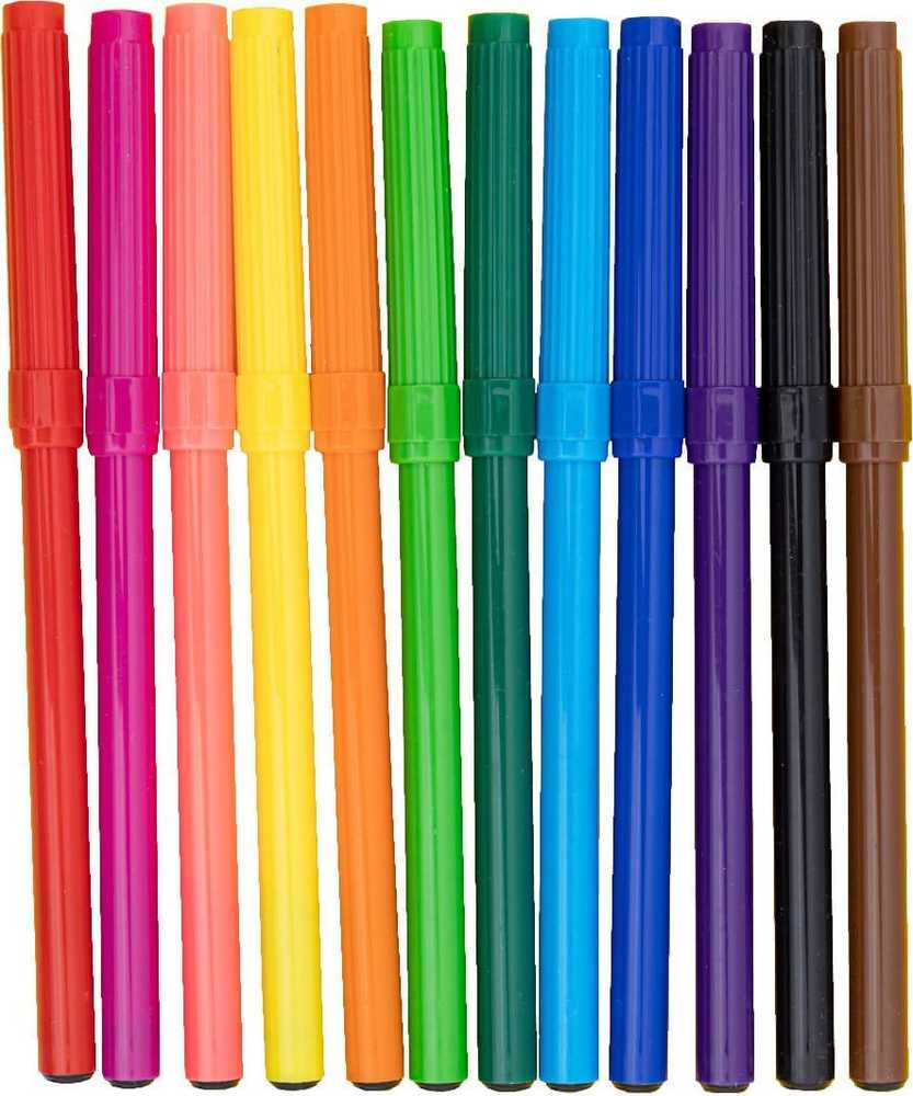 ASTRAKIDS Pixel One apvalūs žymekliai - 12 spalvų