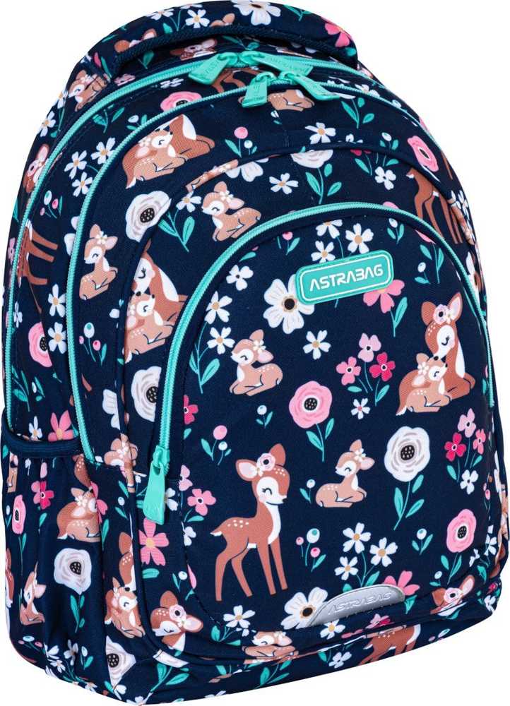 Astra Mokyklinė kuprinė Baby Deer sarenka AB330 3 komorowy 20l ASTRABAG
