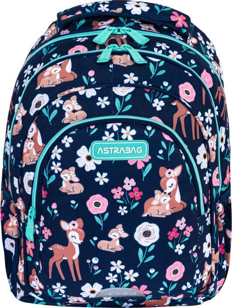 Astra Mokyklinė kuprinė Baby Deer sarenka AB330 3 komorowy 20l ASTRABAG