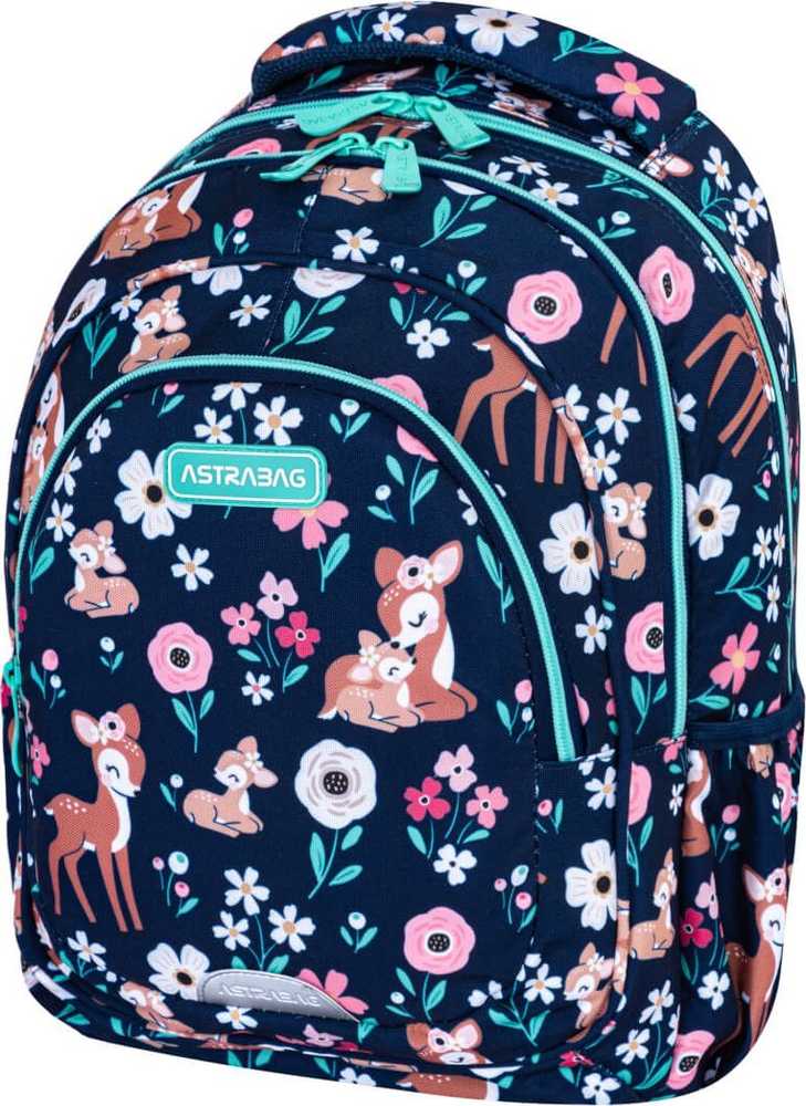 Astra Mokyklinė kuprinė Baby Deer sarenka AB330 3 komorowy 20l ASTRABAG