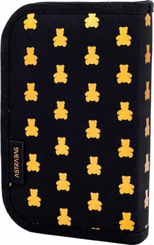 Astra pieštukų dėklas Viengubas dvigubas pieštukų dėklas be priedų Astrabag Golden Teddy AC1