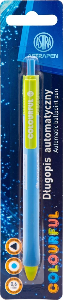 Astrapen Colorful automatinis rašiklis, 1 vnt.