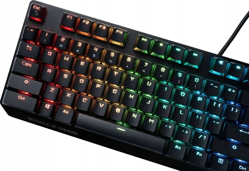 Klaviatūra ASUS klávesy ROG PBT DOUBLESHOT KEYCAP SET pro ROG RX jungikliai
