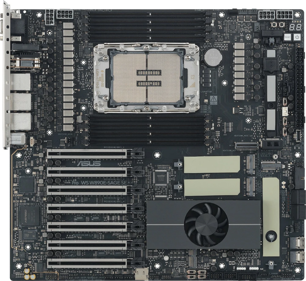Pagrindinė plokštė Asus ASUS PRO WS W890E-SAGE SE (INTEL,4710,DDR5,EBB)