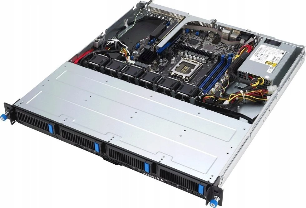Serverių Korpusas - ASUS RS300-E12-PS4 Xeon E-2400, 128GB RAM, 350W Pilkas