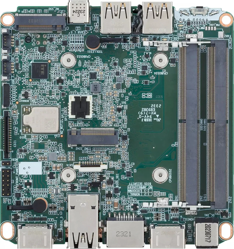 ASUS NUC 14 Pro pagrindinė plokštė