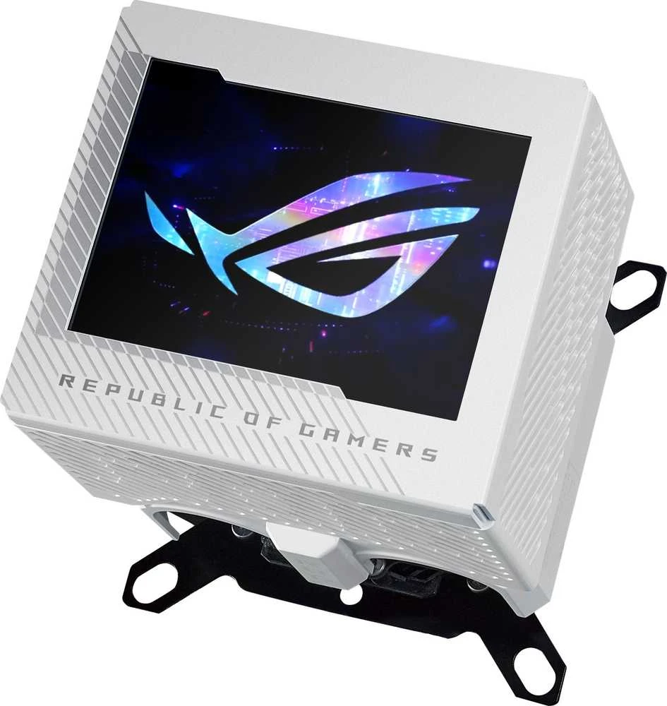 ASUS ROG Ryujin III procesoriaus vandens blokas – Intel ir AMD procesoriams, baltas