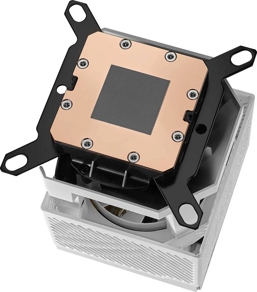 ASUS ROG Ryujin III procesoriaus vandens blokas – Intel ir AMD procesoriams, baltas