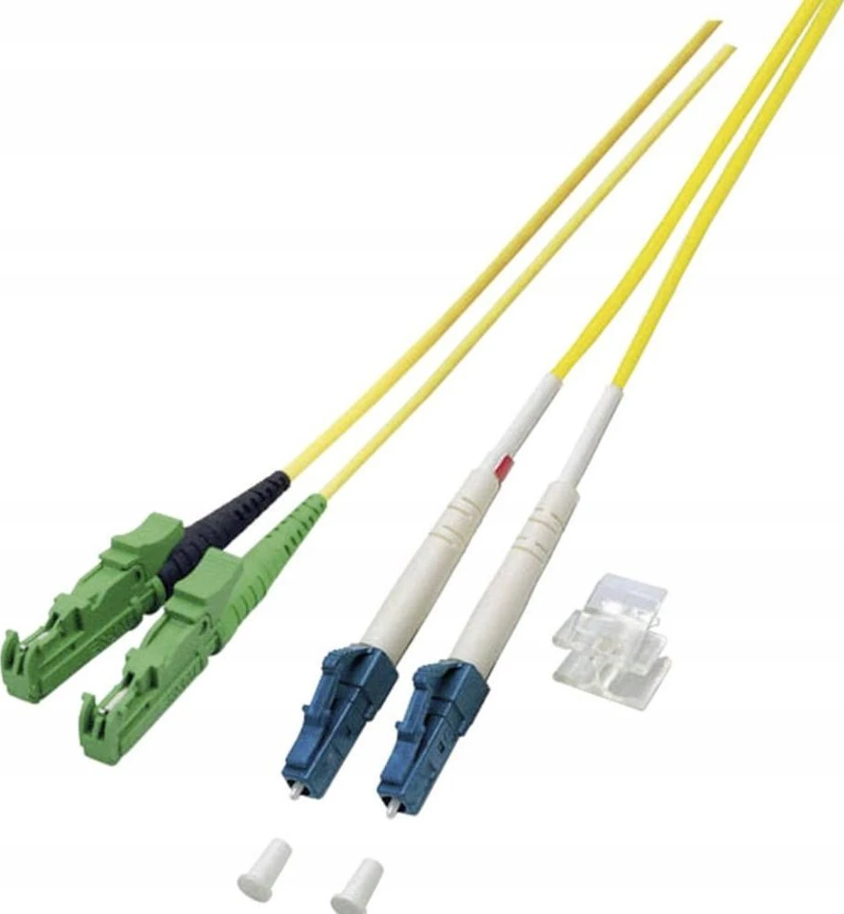 Kabelis Asus EFB Duplex Jumper LC-E2000 9/125, OS2, LSZH, gelb, 3mm,