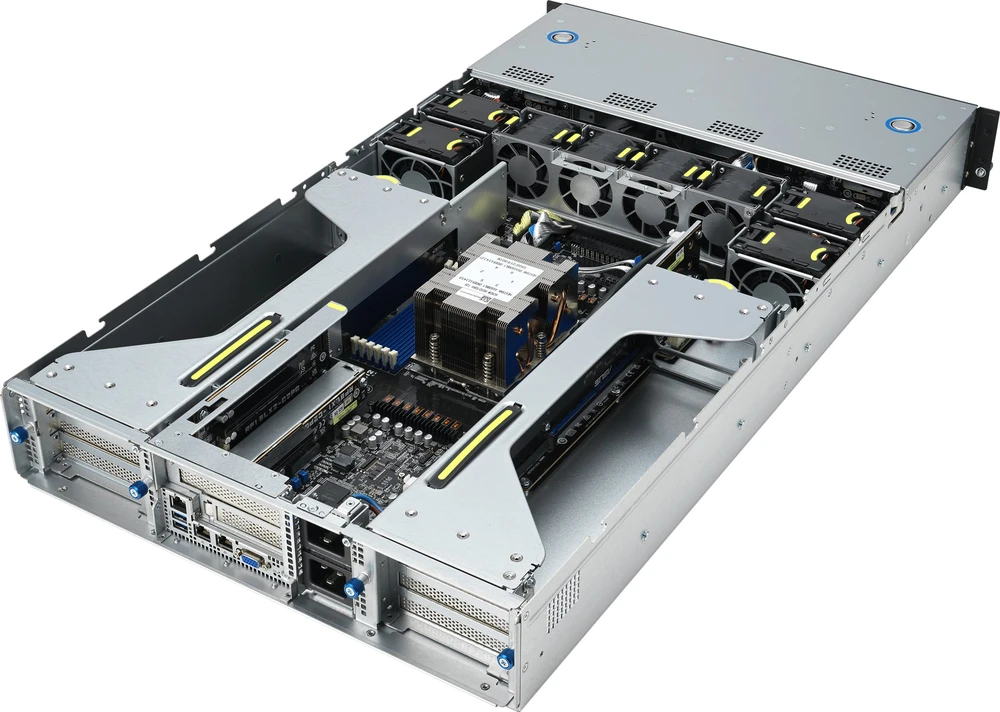 ASUS ESC4000A-E12-SKU1/2600W(1+1) Socket SP5 Rack (2U) Sidabrinis