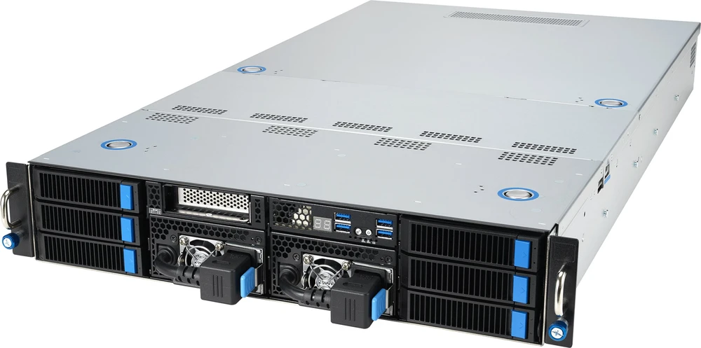 ASUS ESC4000A-E12-SKU1/2600W(1+1) Socket SP5 Rack (2U) Sidabrinis