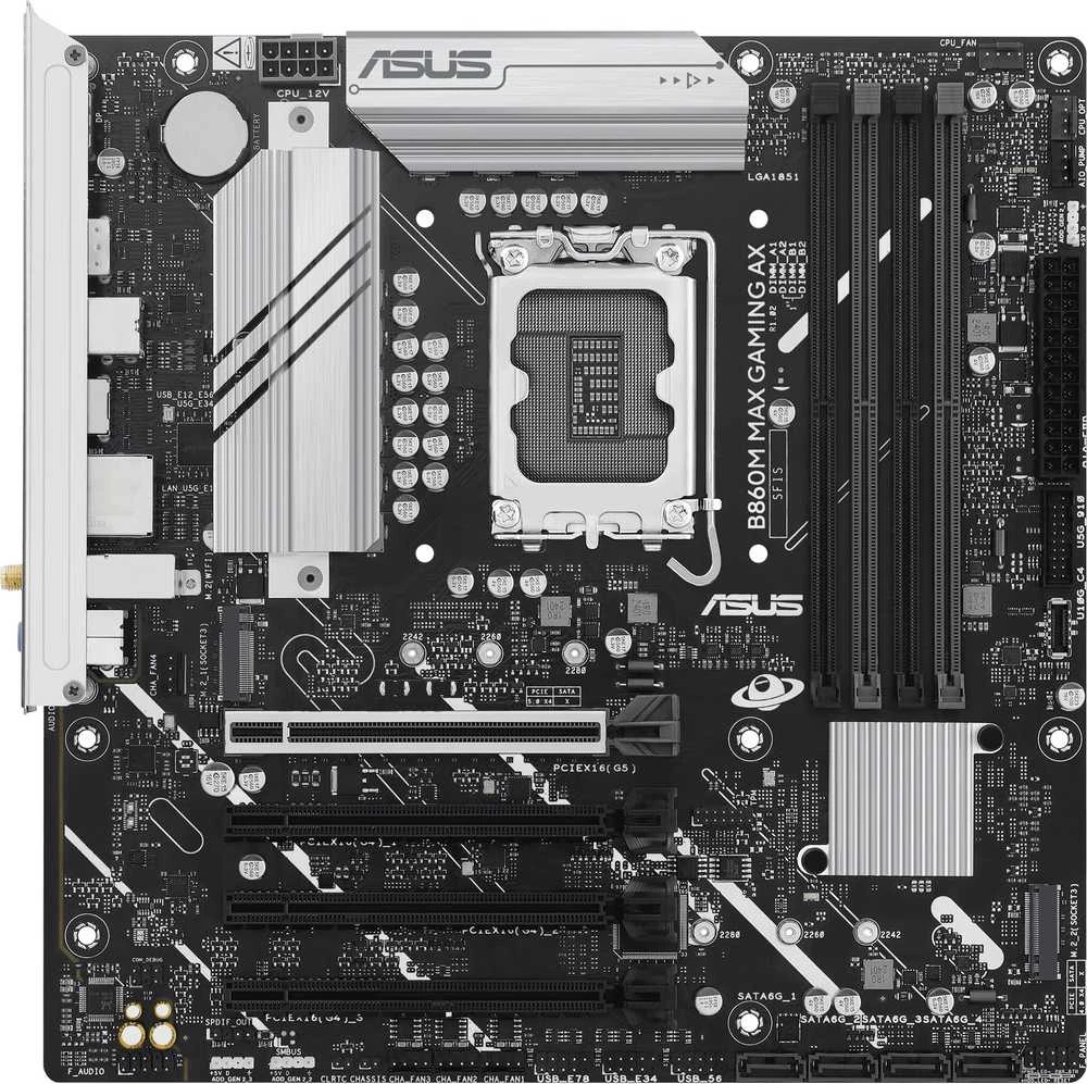 Pagrindinė plokštė ASUS B860M MAX GAMING AX