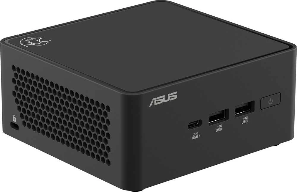 ASUS NUC 15 PRO / RNUC15CRHC700002 / „Core 7 240H 45W“ / „Intel UHD“ grafika / be RAM / be atminties / „Intel Wi-Fi 7 BE202“ / USB Total - 7 / 4 USB A tipo / 3 USB C tipo (1x USB3.2 + 2x TB4) / 2x HDMI 2.1 / Palaiko ekranus - 4x 4K / be OS / ES laidas / rinkinys (L6) / aukštas / EAN: 4711387949948
