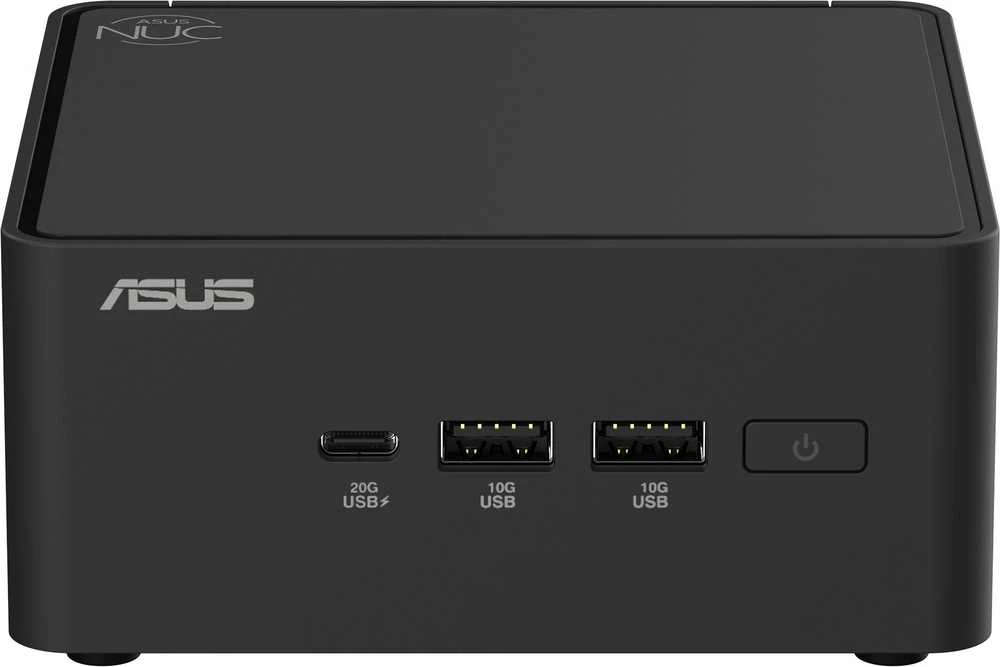 ASUS NUC 15 PRO / RNUC15CRHU700002 / Ultra 7 255H 28W / Intel Arc grafika / be RAM / be saugyklos / Intel Wi-Fi 7 BE201 / USB Total - 7 / 4 USB Type-A / 3 USB Type-C (1x USB3.2 + 2x TB4) / 2x HDMI 2.1 / Palaiko ekranus - 4x 4K / be OS / ES laidas / rinkinys (L6) / aukštas / EAN: 4711387950005