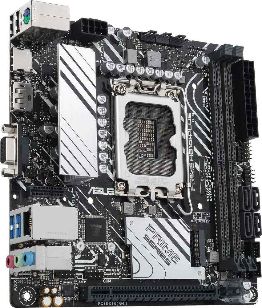 Pagrindinė plokštė ASUS PRIME H610I-PLUS-CSM (AMD.AM4.DDR4.mATX)
