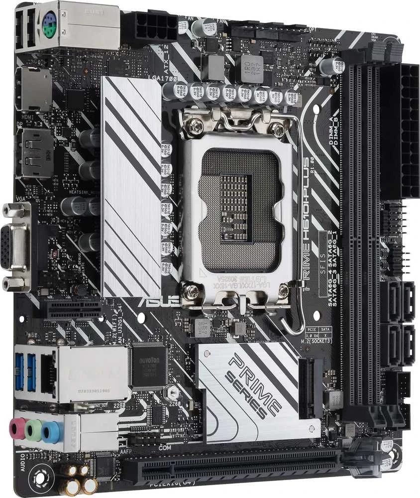 Pagrindinė plokštė ASUS PRIME H610I-PLUS-CSM (AMD.AM4.DDR4.mATX)